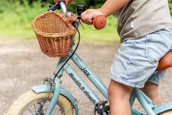 Optioneel: naamsticker voor op het frame