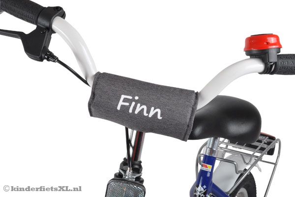 Bike Fun Kinbeschermer met eigen naam grijs | KinderfietsXL.nl