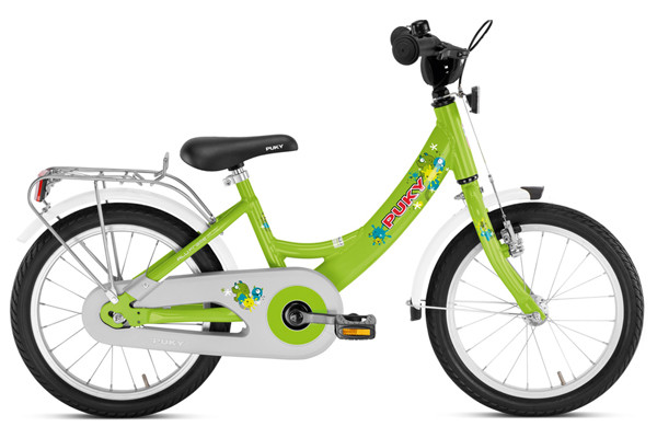 Basic kinderfiets in de kleur groen van Puky.