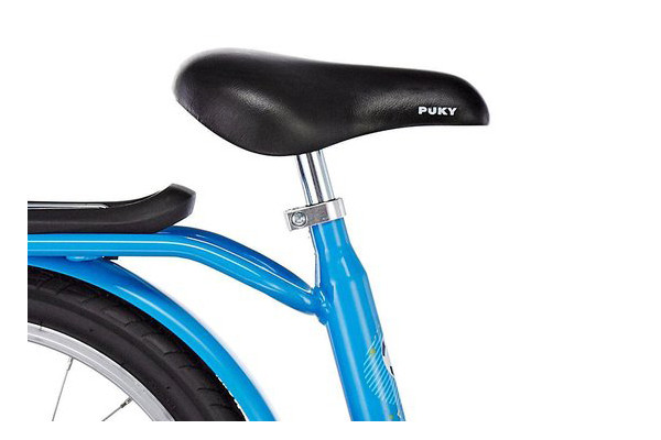 In hoogte verstelbaar zadel (53-63 cm).