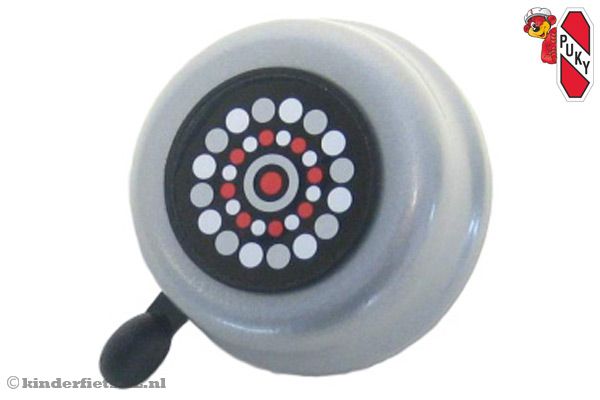 Puky fietsbel zilver.