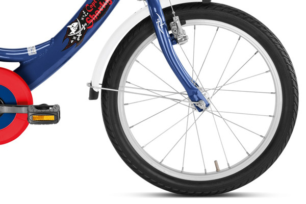 Met 18 inch luchtbanden.