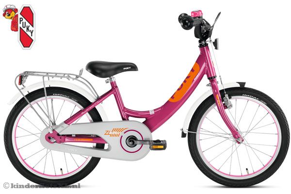 Aluminium fiets van Puky geschikt voor kids vanaf 4 jaar.