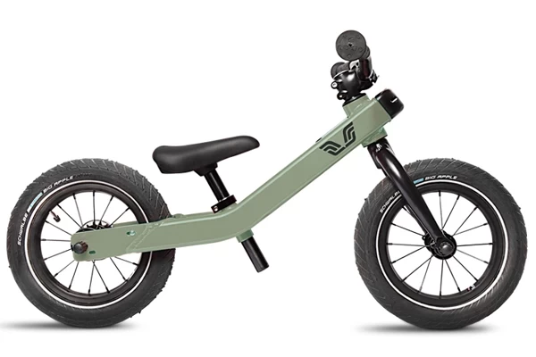 3in1 vintage groen - fase 1: lage loopfiets 