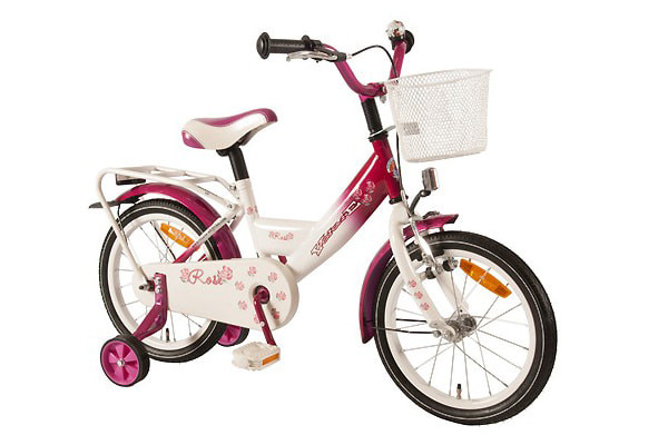 Inclusief zijwielen en stuurmandje