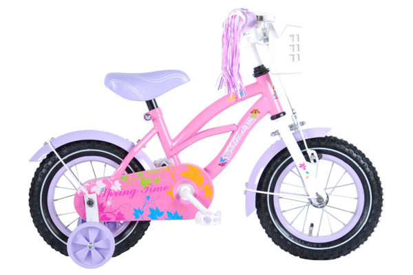 Yipeeh kinderfiets Spring Time roze 12 inch