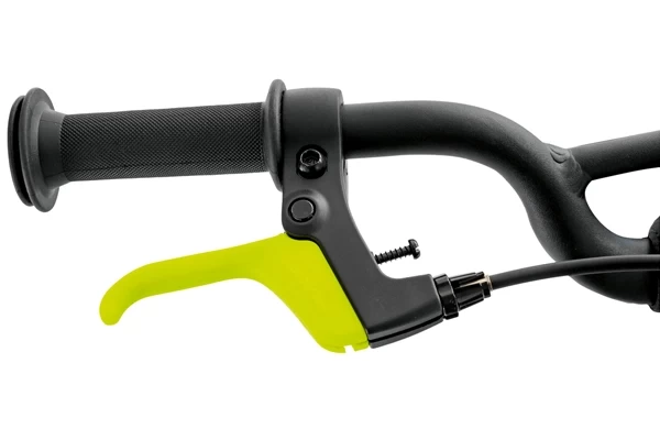 Uitgerust met kindvriendelijke handremmen